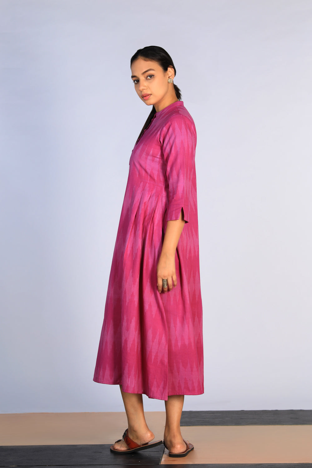 Kalanjali Ethnics Cotton Pochampally Ikat dress - view 6