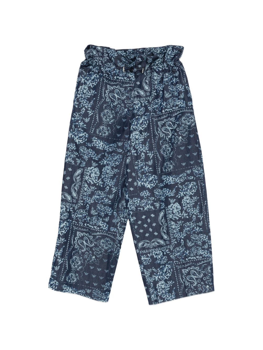 Emporio Armani Printed cotton trousers – 100% Cotton