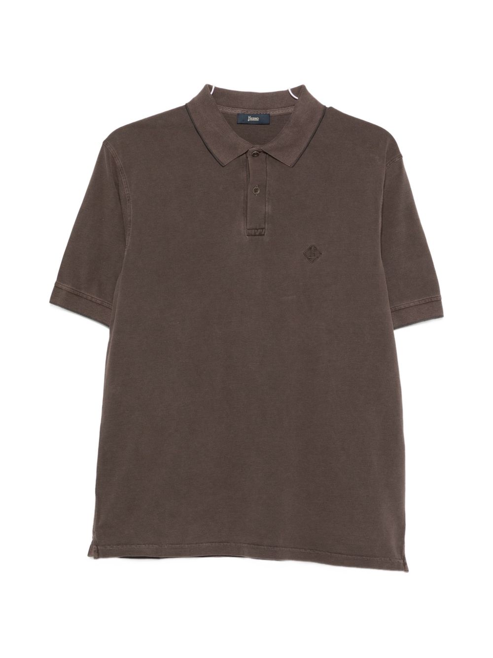 Herno Logo cotton polo shirt – Cotton 100%