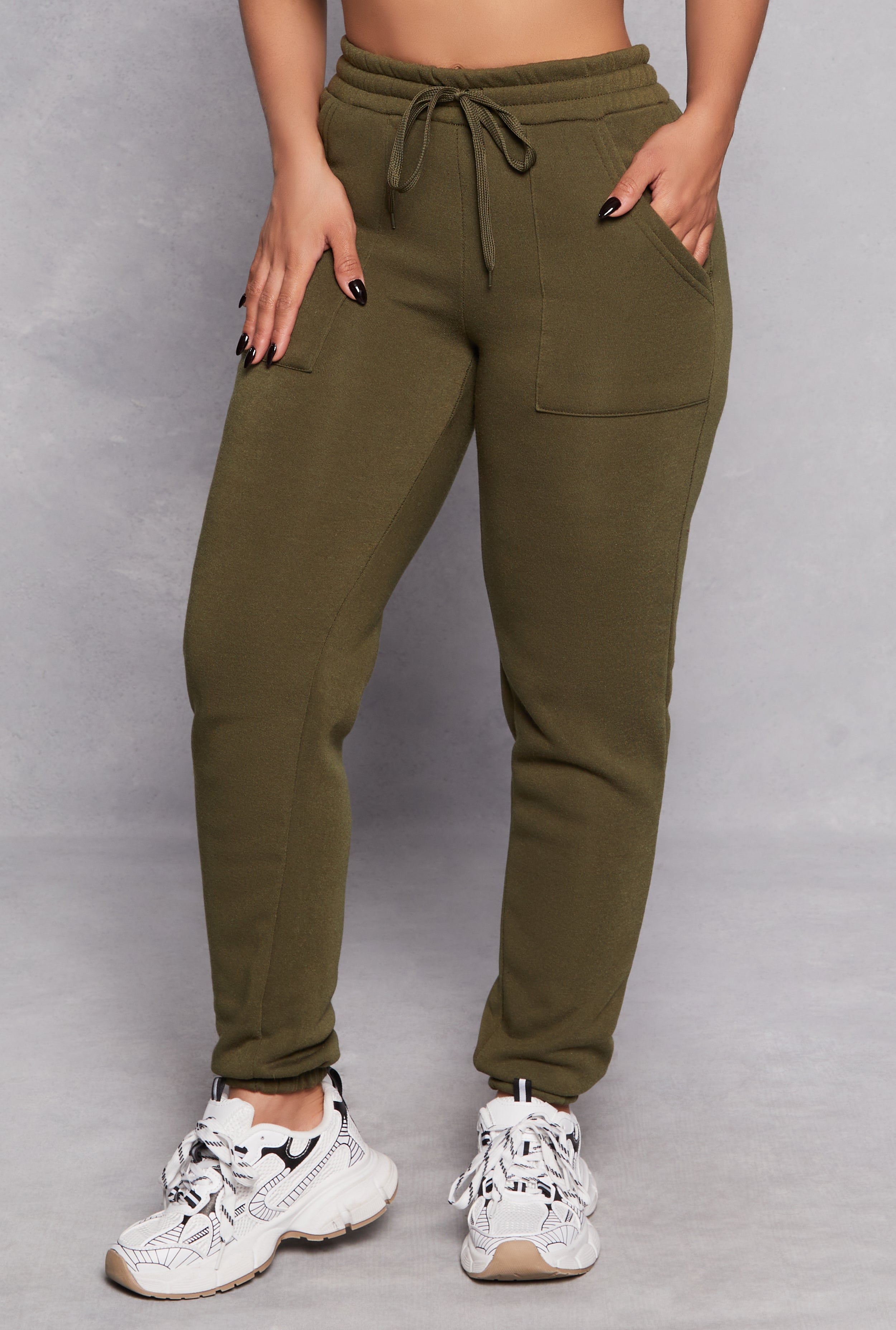 Rainbow Shops Pocket Drawstring Sweatpants – Women's - view 2