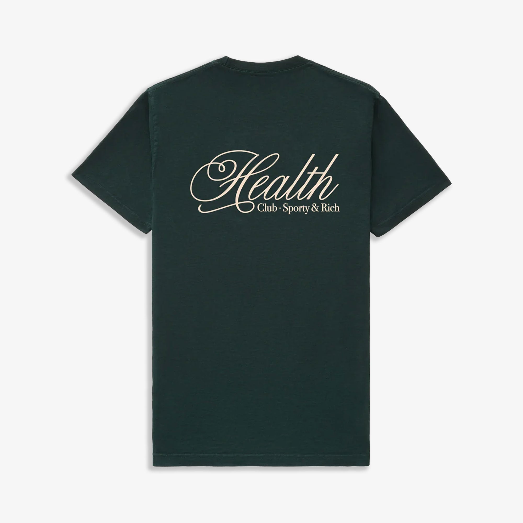 Sporty & Rich | Health Script T-shirt { Green - view 5