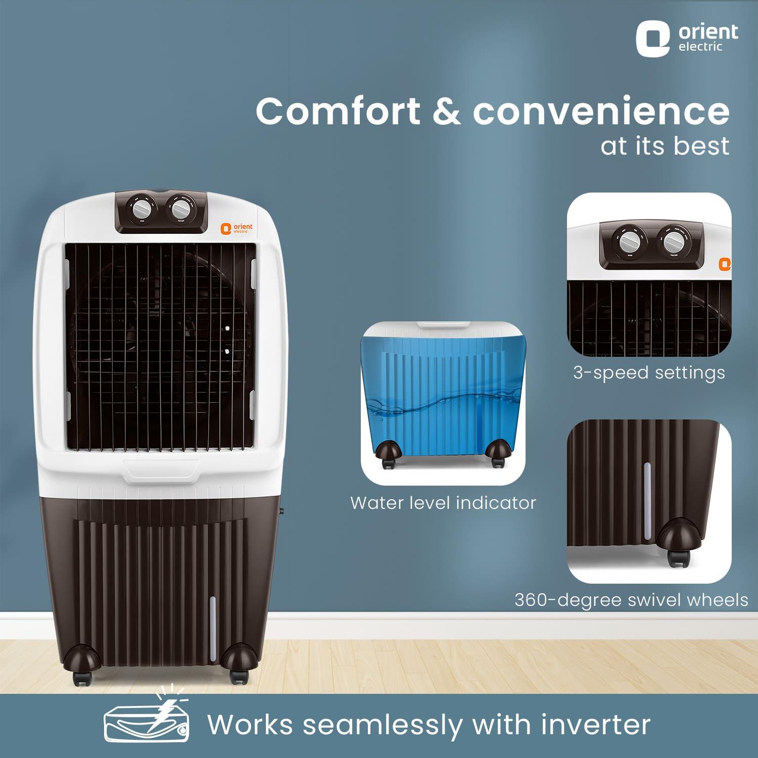 Orient Electric Ocean Air Desert Cooler with Honeycomb Pads - view 5