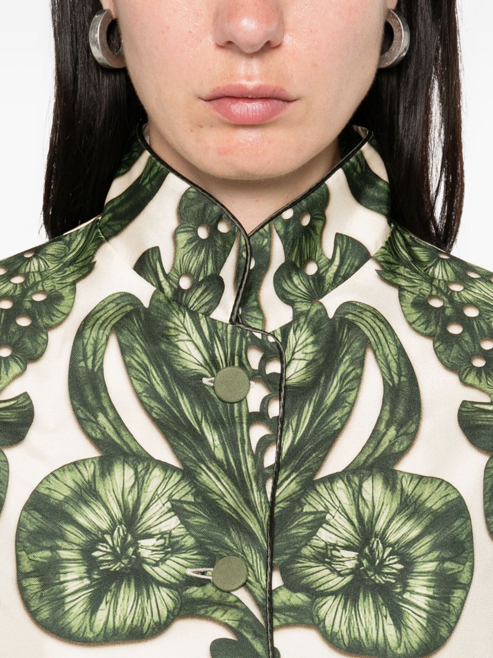 F.R.S . Printed silk shirt – 100% Silk - view 4