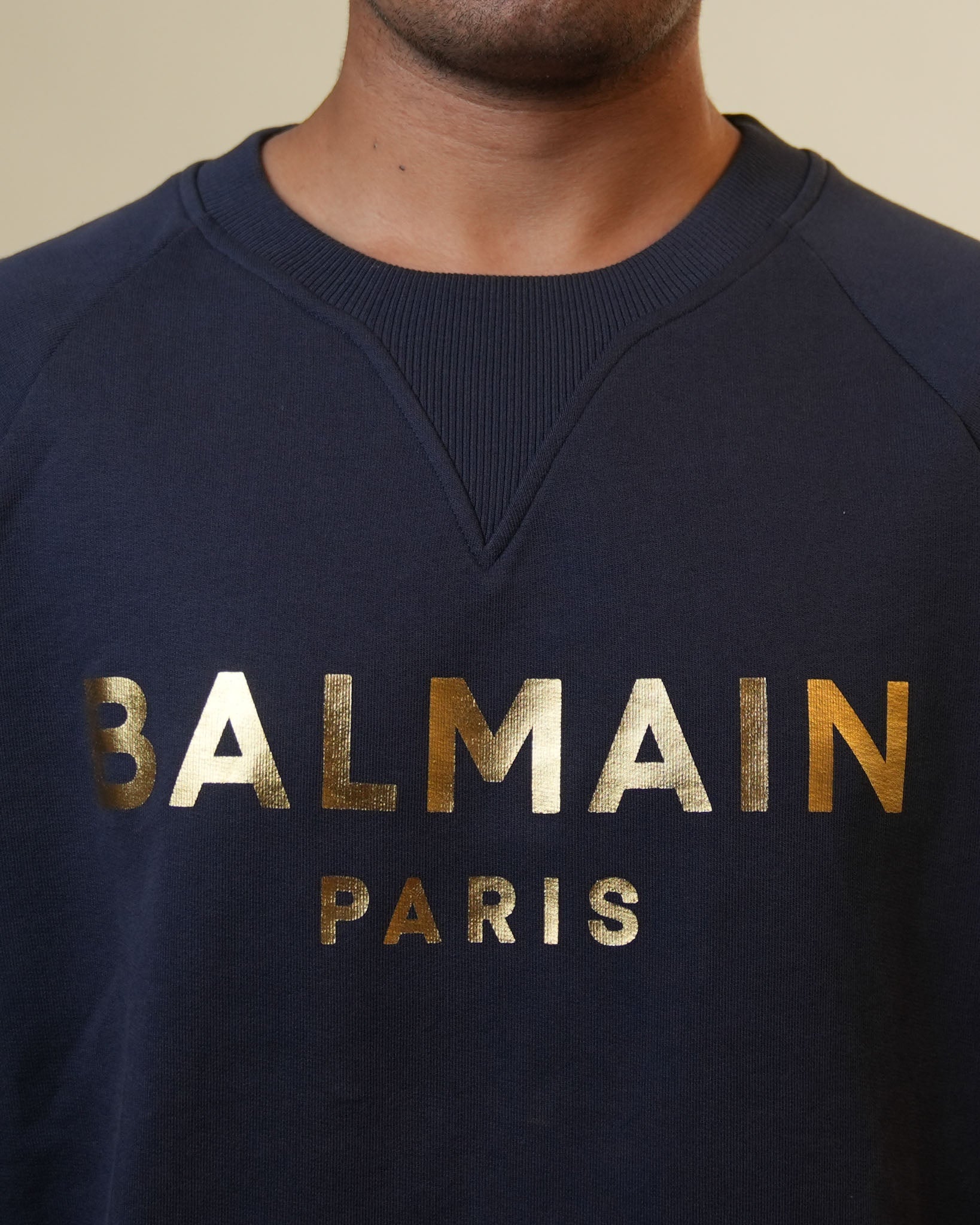 Balmain Navy Pullover – Multi - view 5