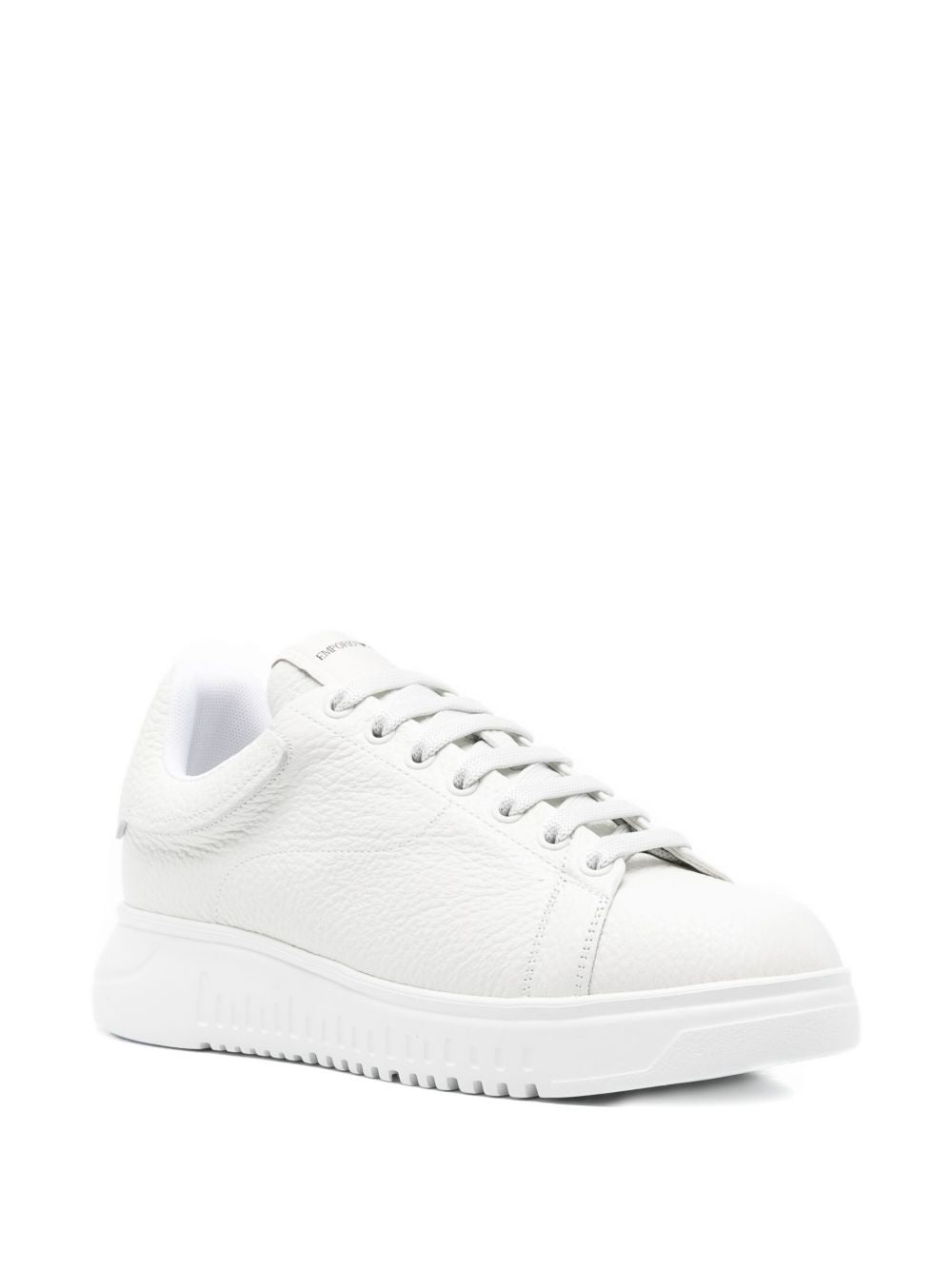 Emporio Armani Leather Sneakers – 100% Bovine Leather - view 2