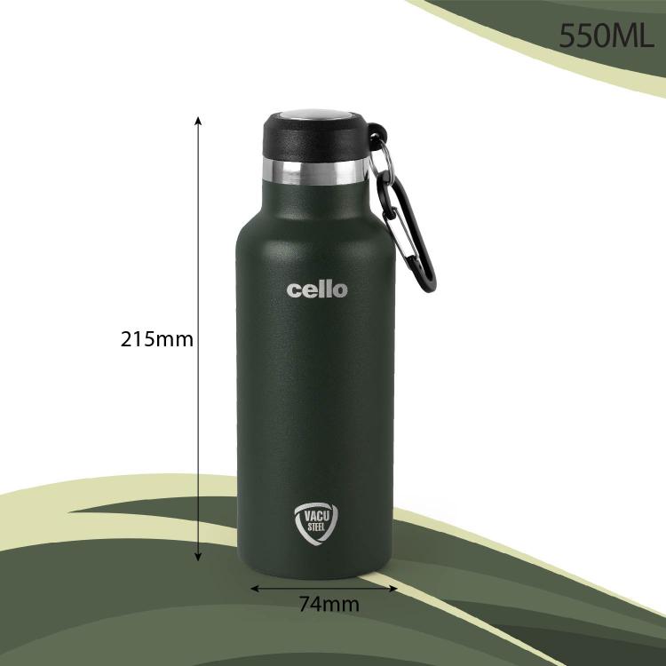 Cello Duro Hector Flask, Vacusteel Water Bottle 550 ml - view 31
