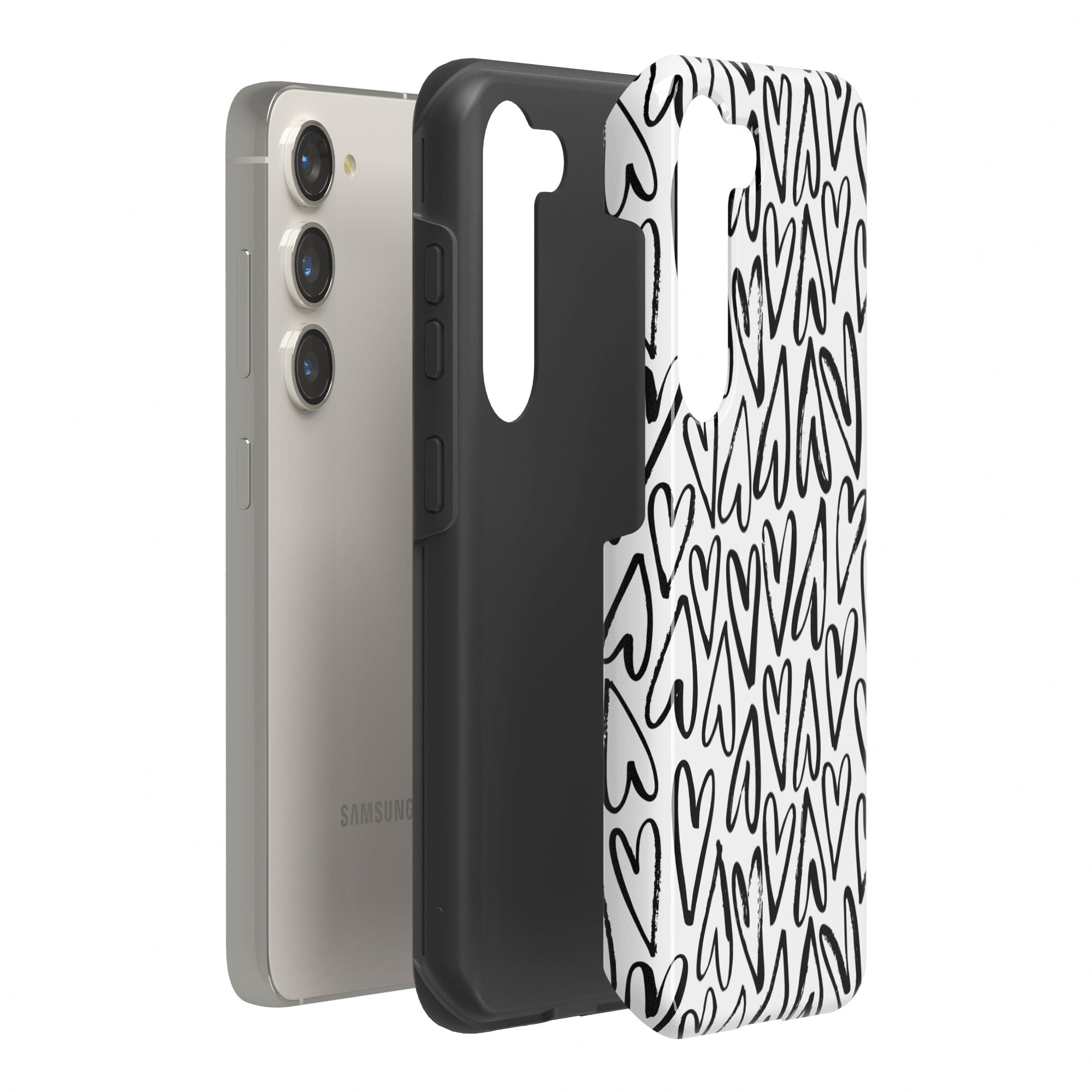 Casetry Heart Throb | Endless Hearts Samsung Case - view 18