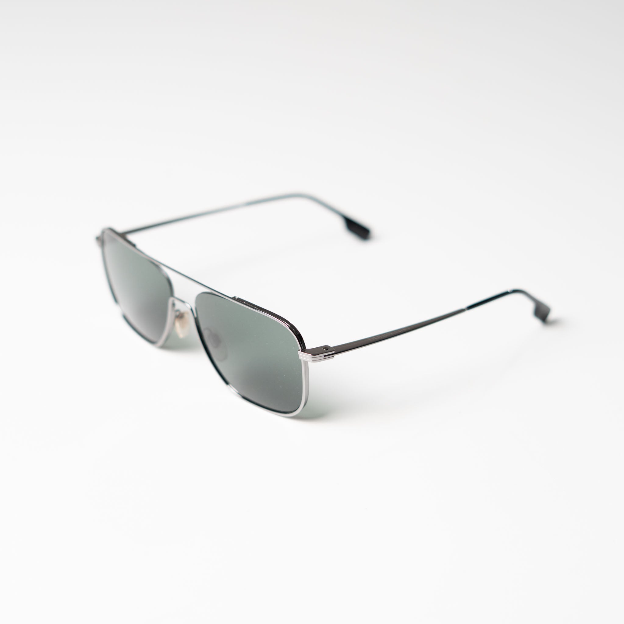 BURBERRY Silver Square Sunglasses