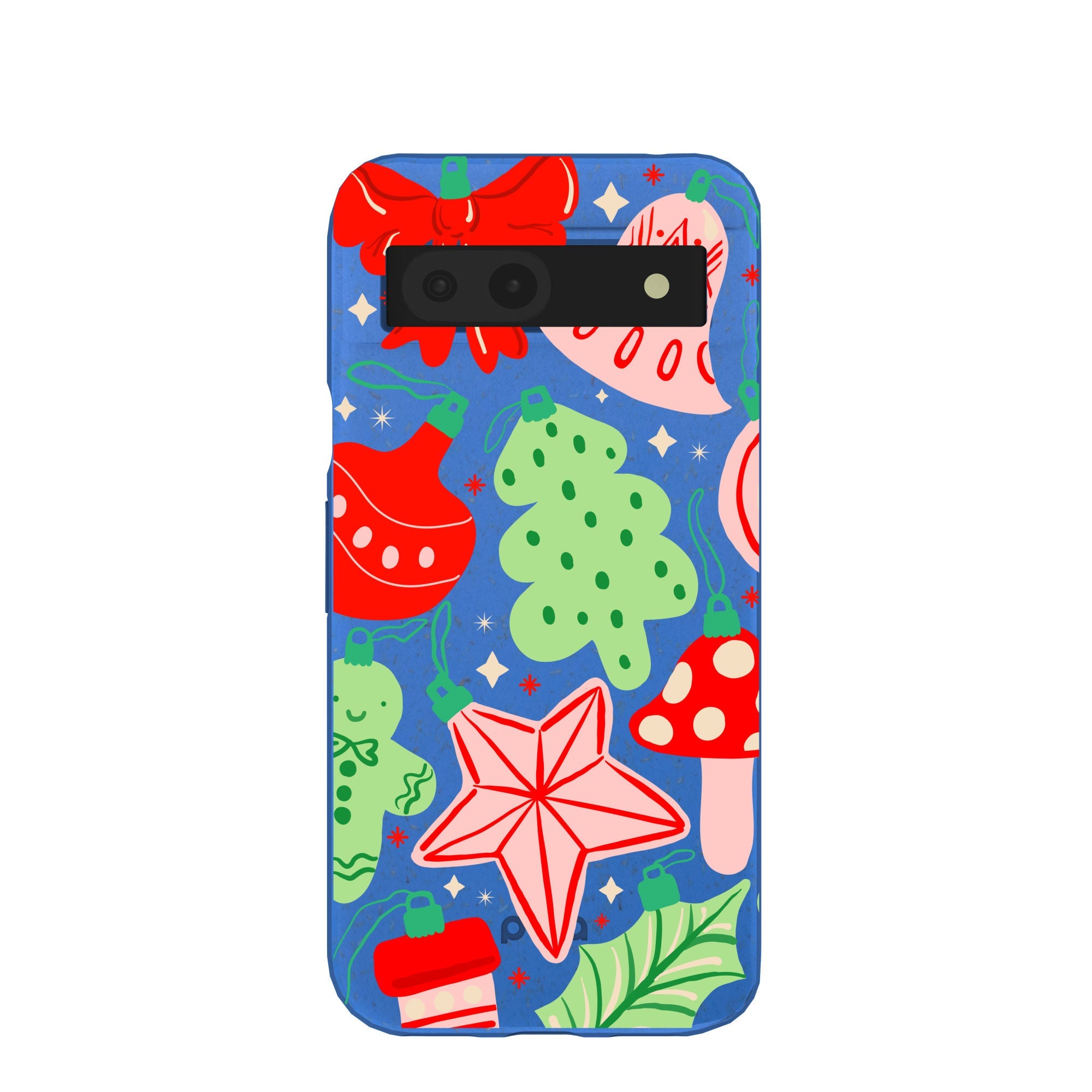 BlackTree Electric Blue Festive Flair Google Pixel 8a Case