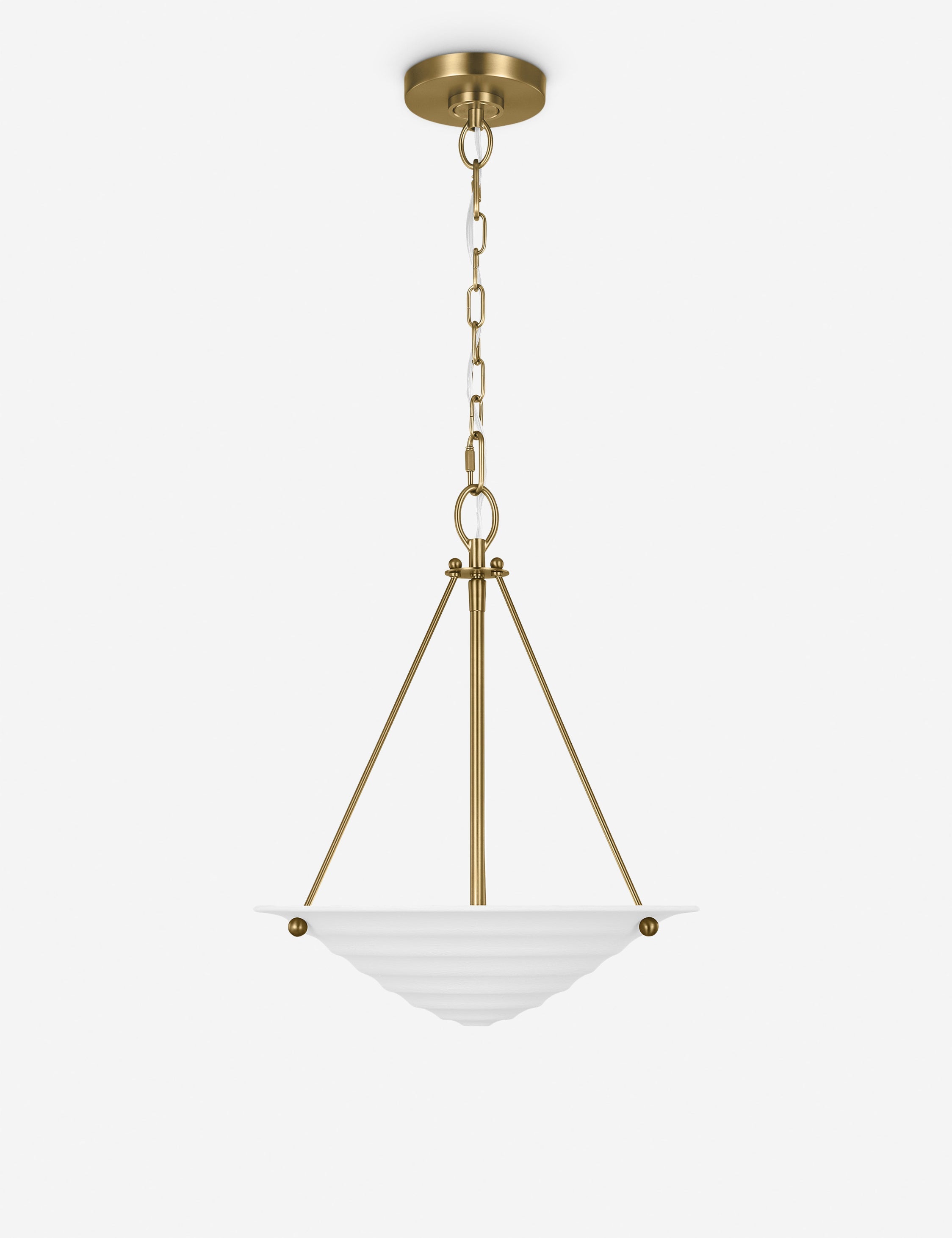 Lulu and Georgia Fuente Pendant Light – Brass