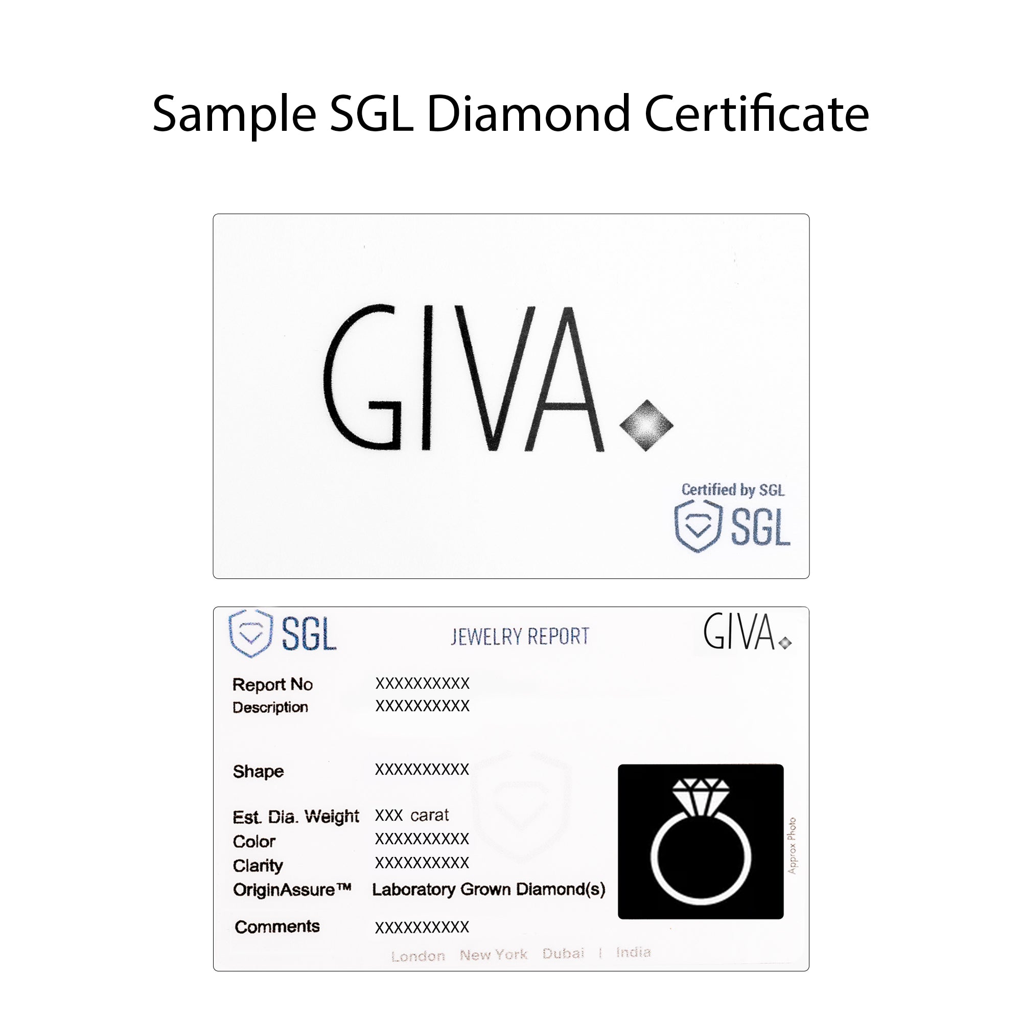 GIVA Jewellery Gold Bonita Earrings - view 5