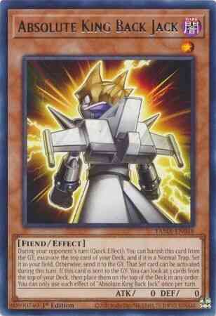 Yu-Gi-Oh! Absolute King Back Jack - TAMA-EN048 - Rare - 1st Edition