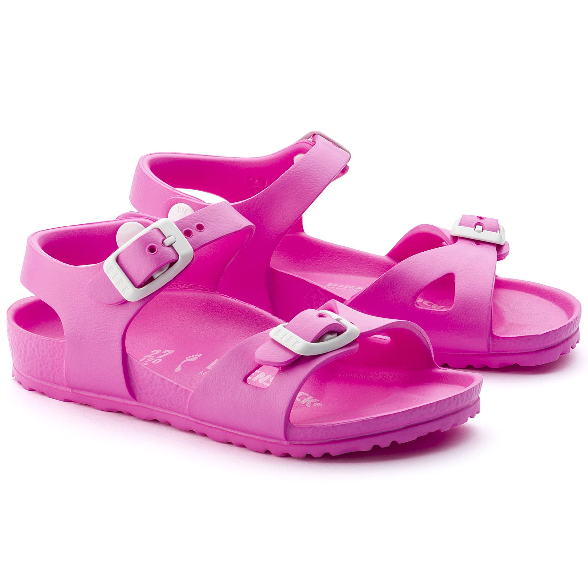Birkenstock Rio Kids EVA – Pink Pink/Neon Pink - view 3