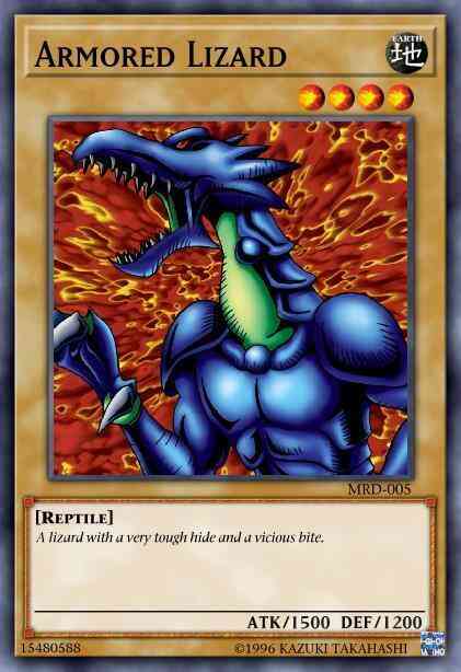 Yu-Gi-Oh! Armored Lizard - DB1-EN143 - Common - Unlimited