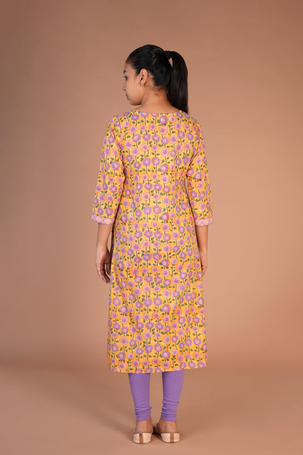 Kalanjali Ethnics Handblock printed cotton kurti - view 3