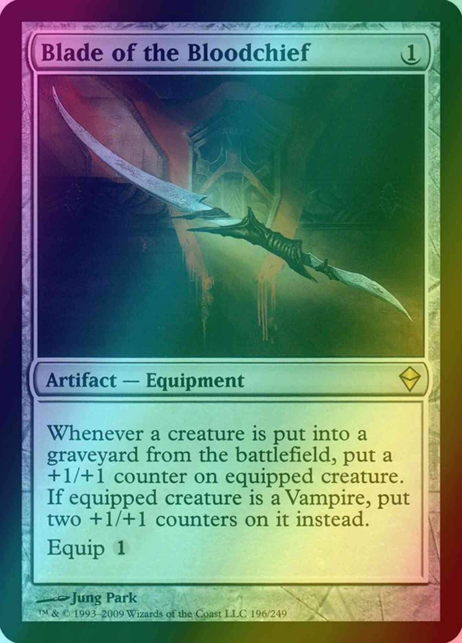 Bloodchief 196 zendikar – Magic Blade of the Bloodchief [196] [Zendikar] [Foil]