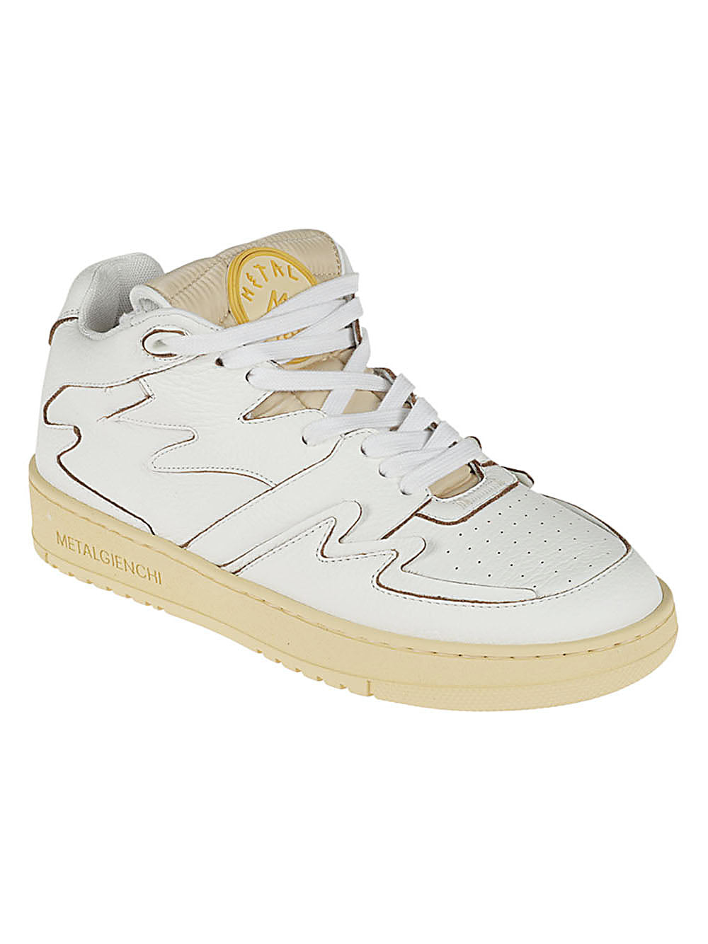 Metalgienchi Neon leather sneakers - view 2