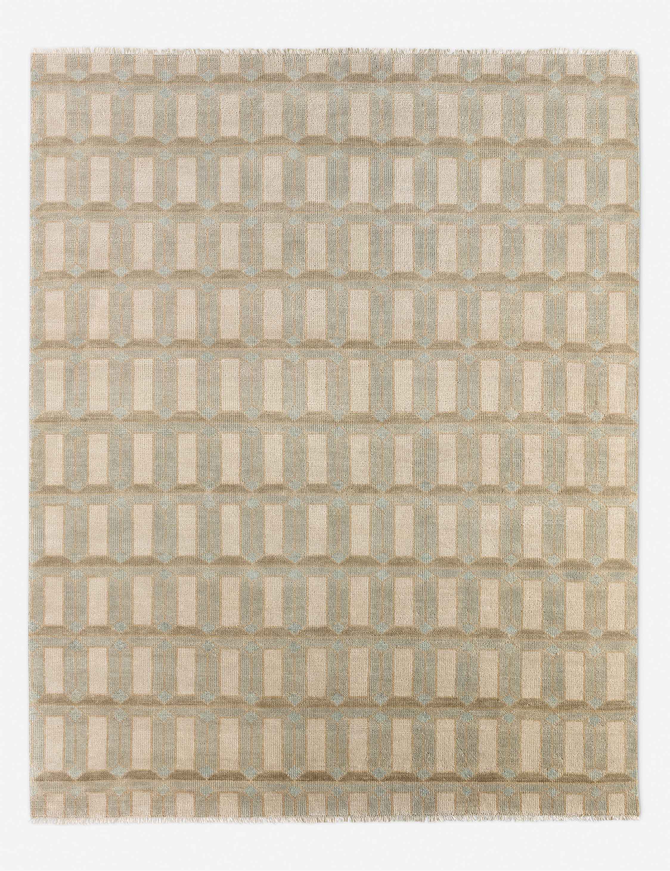 Lulu and Georgia Mada Hand-Knotted Wool Rug – Beige