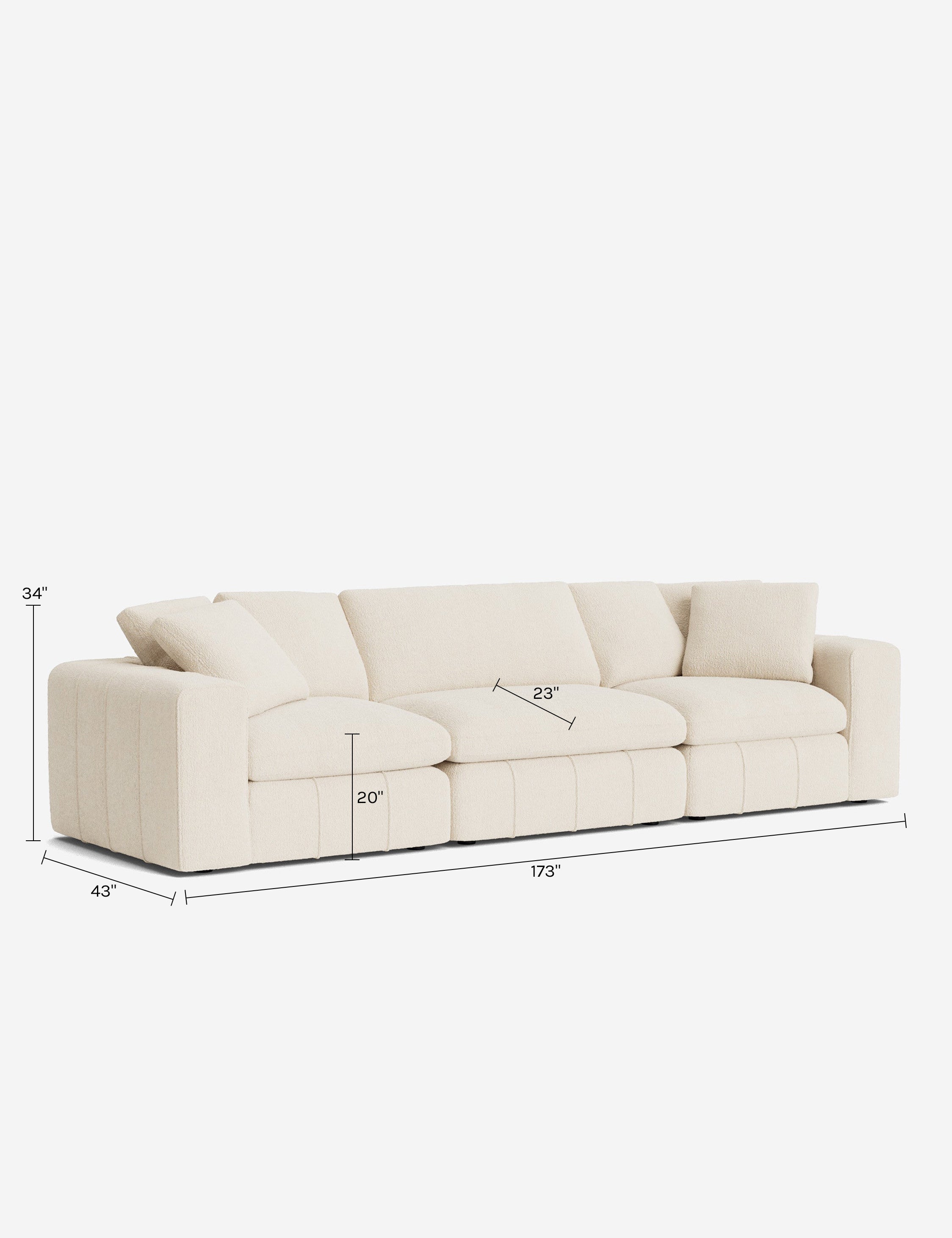 Lulu and Georgia Capella Modular Sofa - view 133