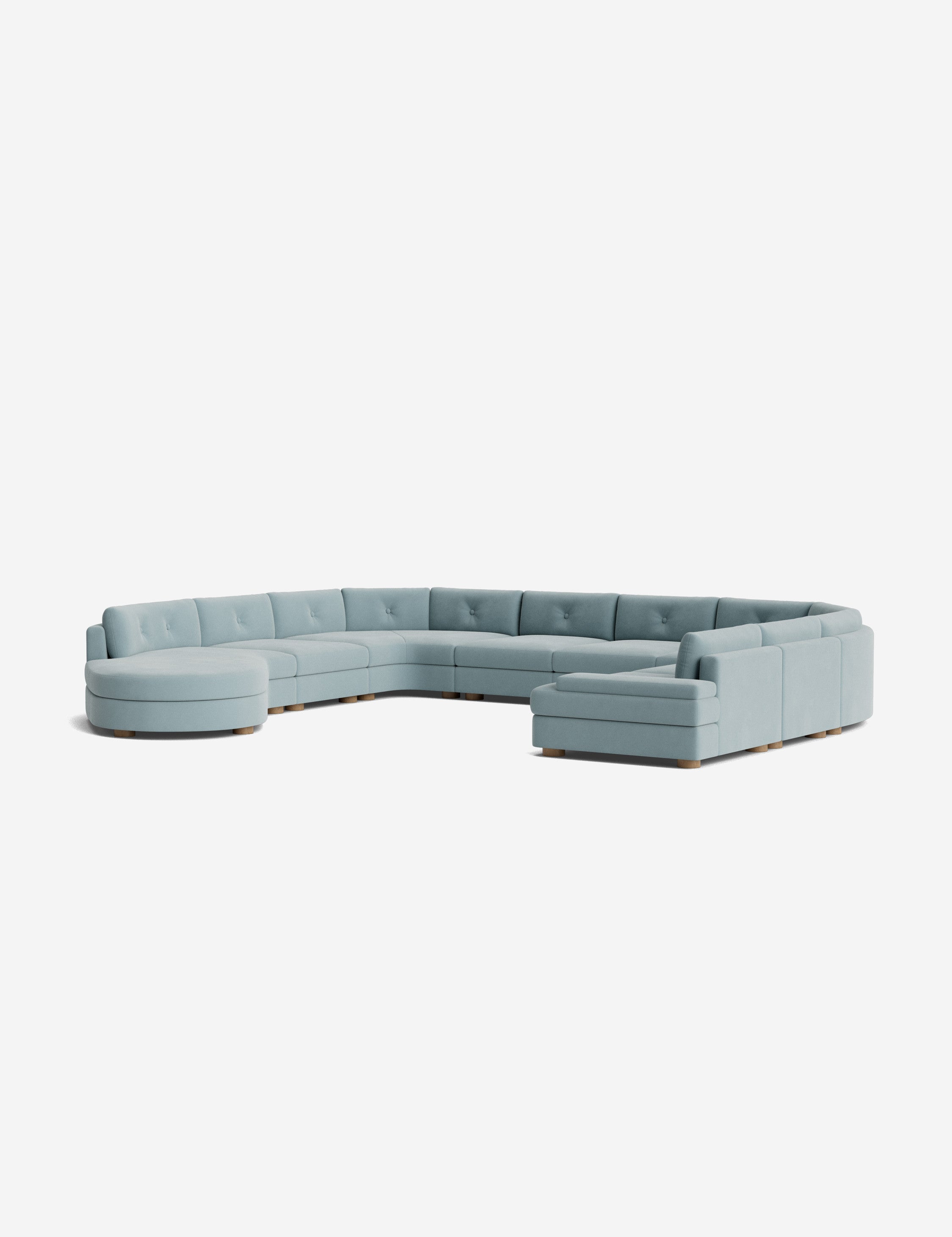 Lulu and Georgia Hill Modular U-Shaped Sectional Sofa - view 46
