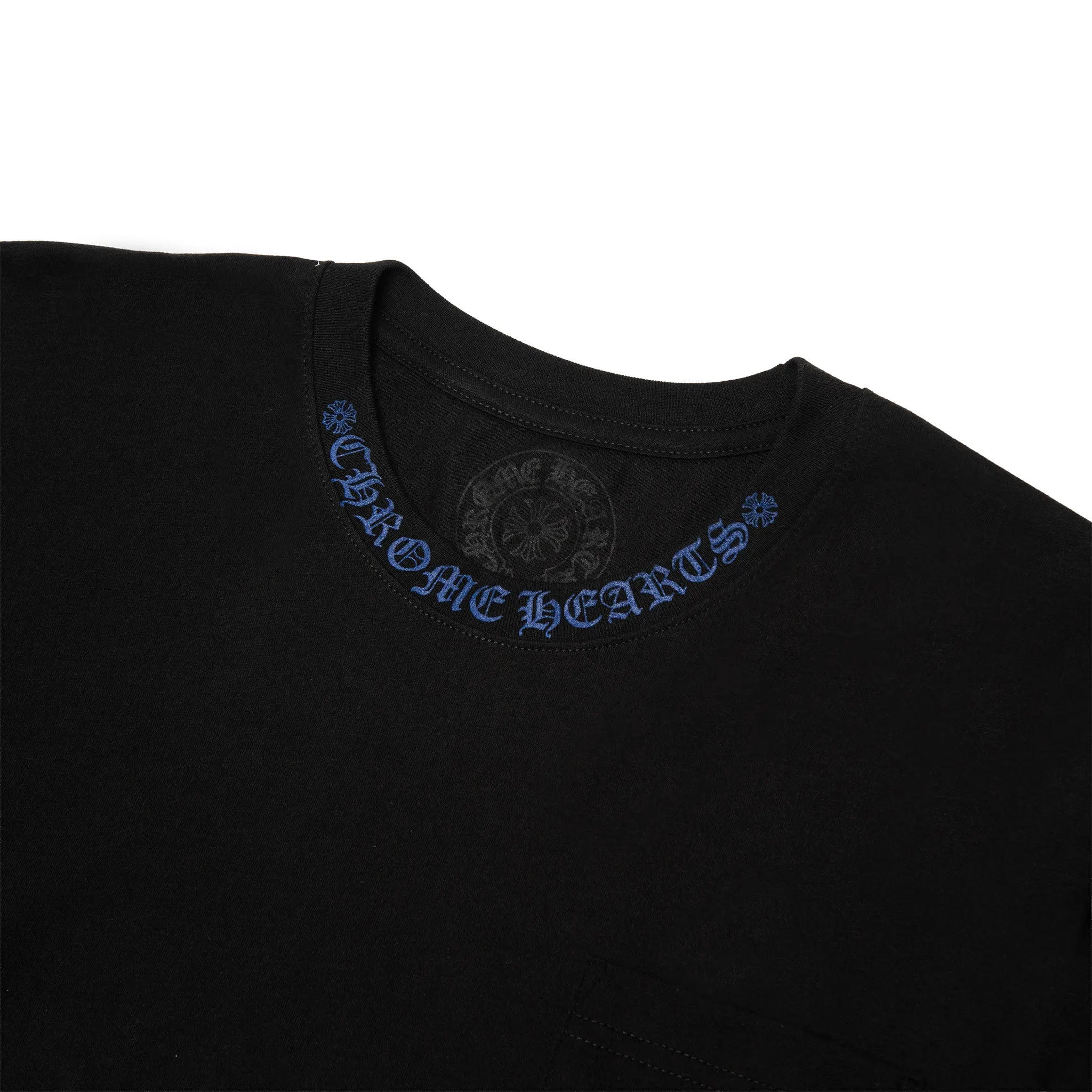 Chrome Hearts 1988 Neck Logo Black Blue T Shirt - view 3