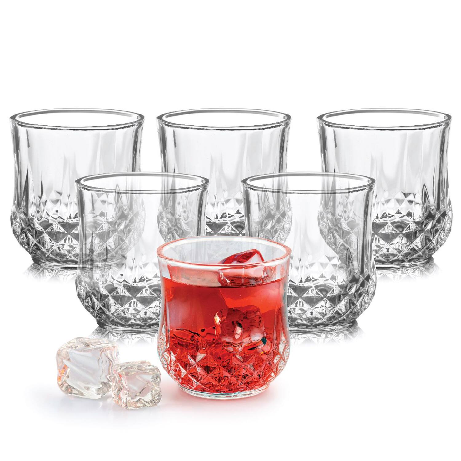 Cello Amore Glass Tumblers, Set of 6 – Clear - view 6