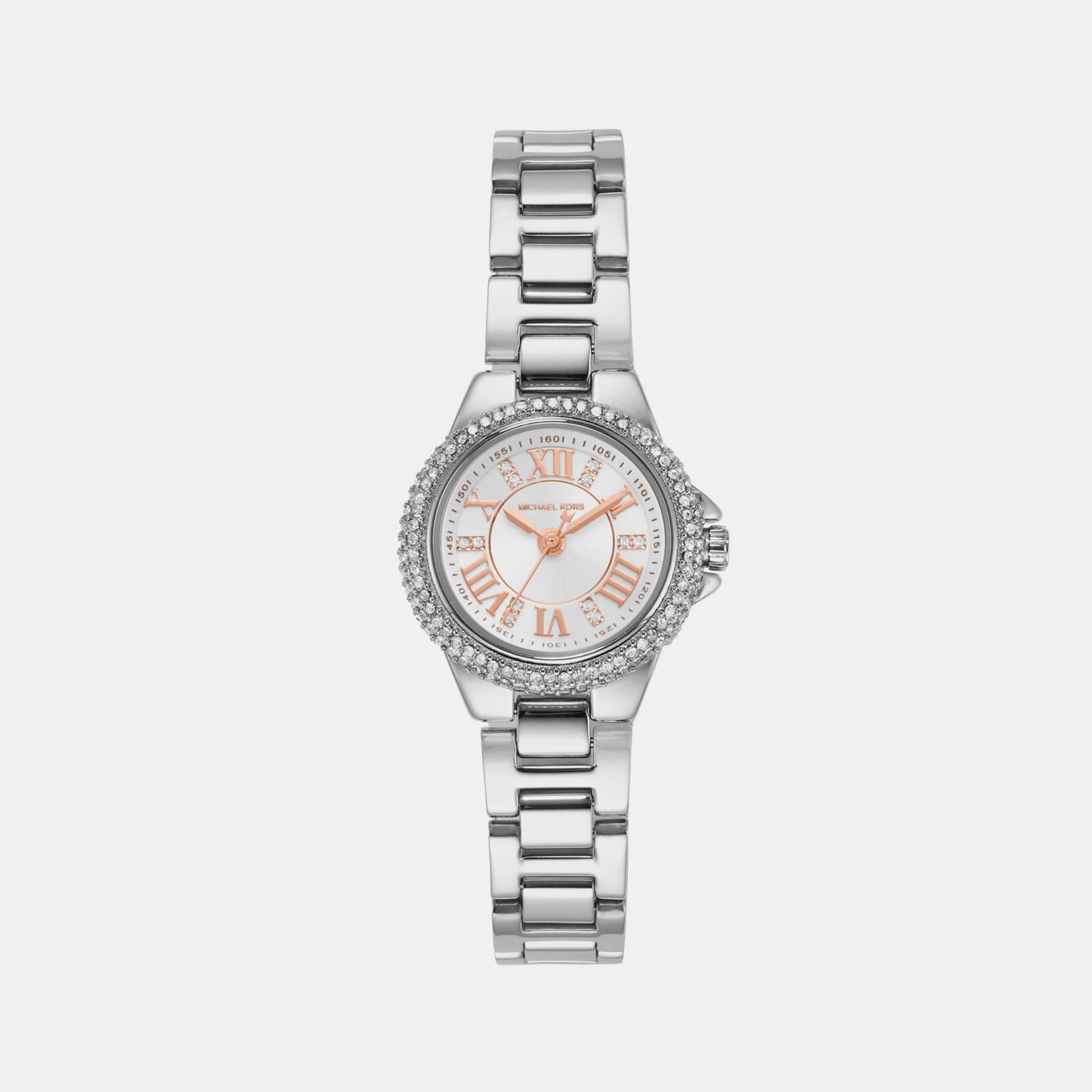 Michael Kors Camille Women Quartz White Dial Analog Stainless Steel Watch MK4698