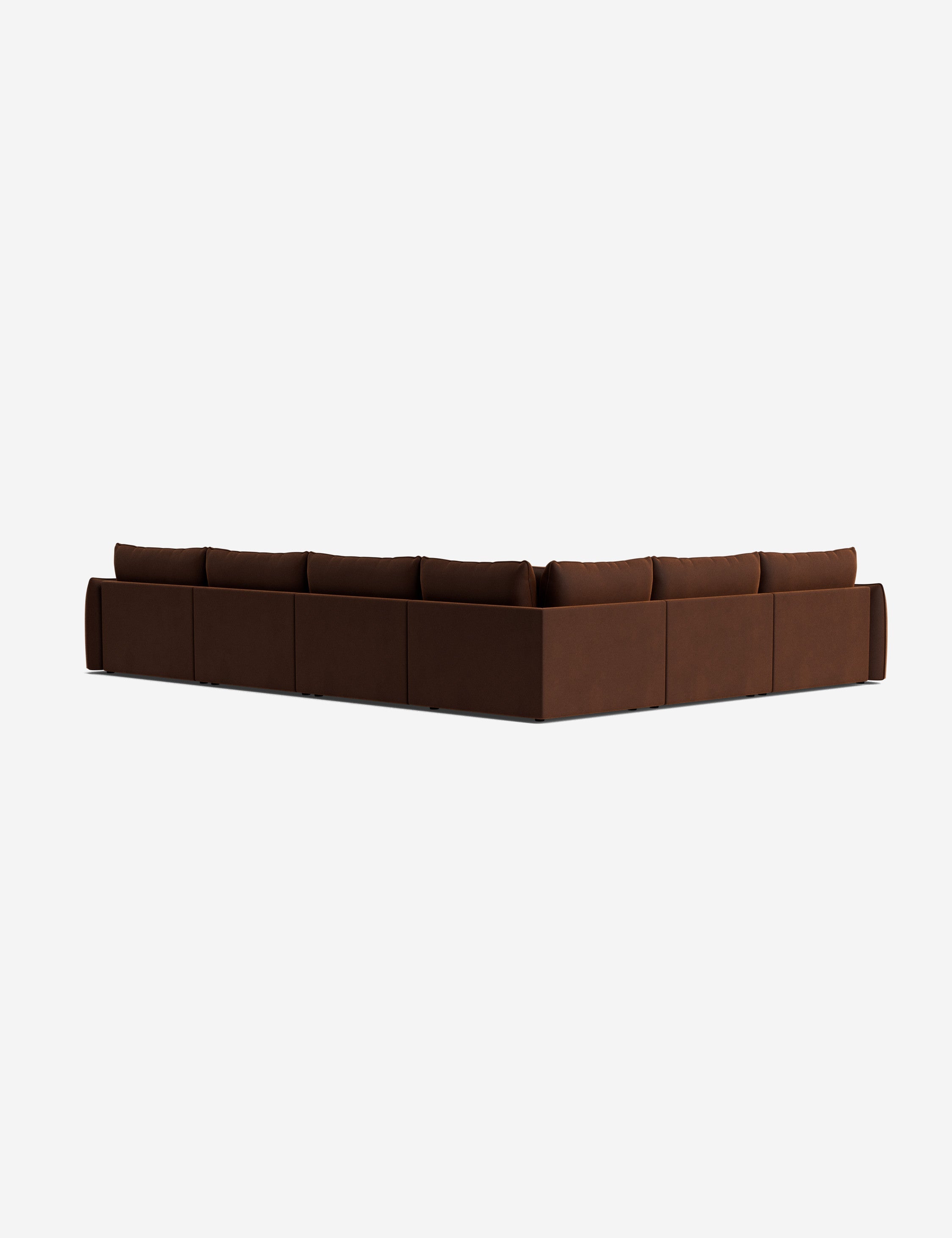 Lulu and Georgia Balmer Modular Corner Sectional Sofa With Ottoman - view 93