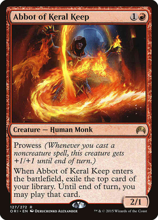 Keep 127 magic – Abbot of Keral Keep [127] [Magic Origins] [Non-Foil]