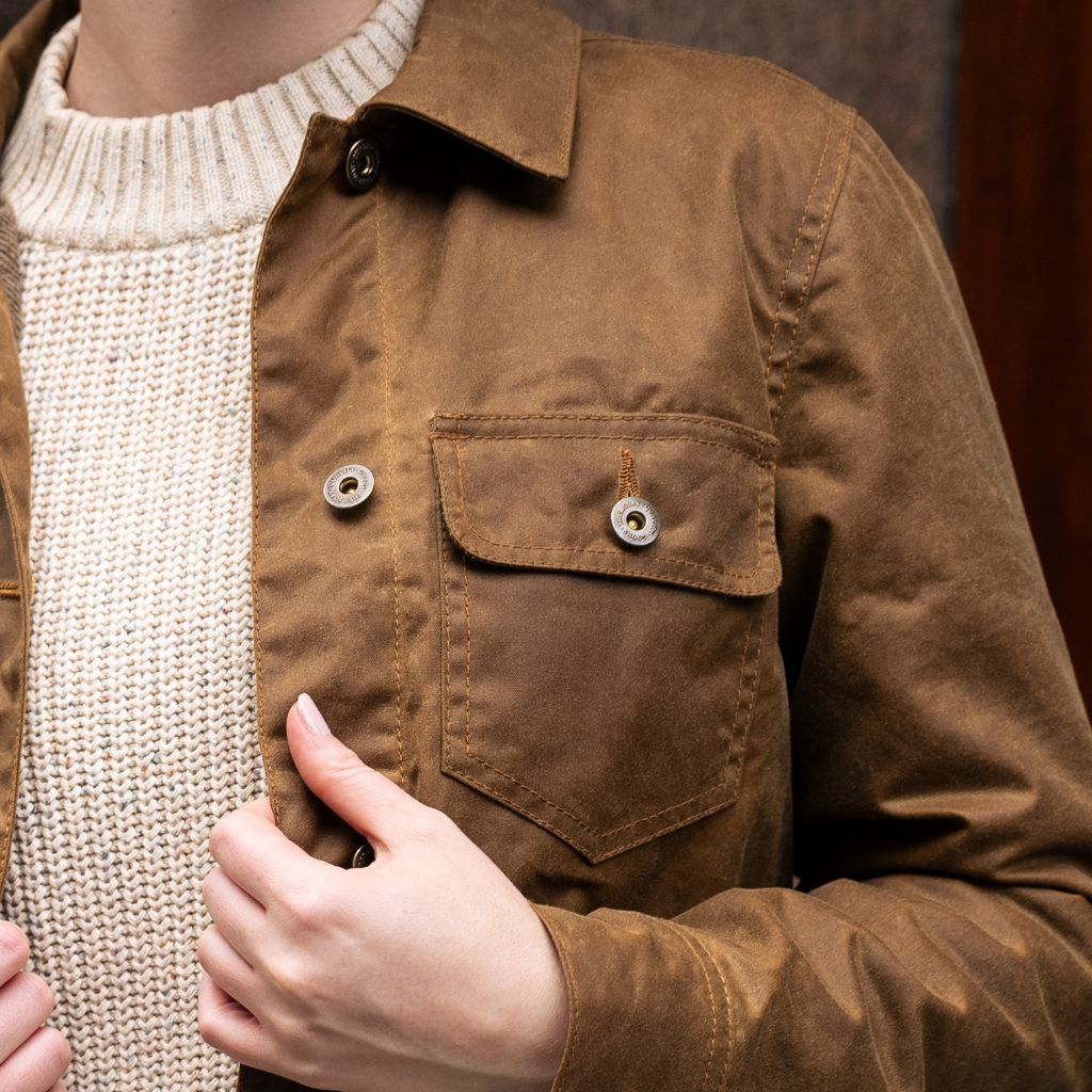 Thursday - Women's Jackets Waxed Canvas Field Jacket | Khaki - view 2