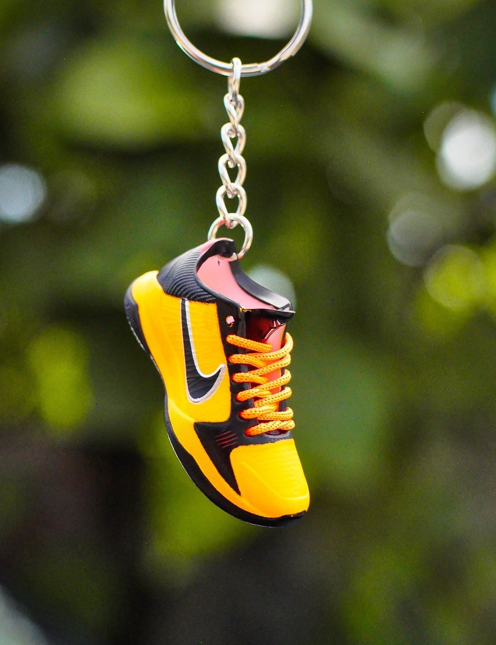 Kicks Machine 3D Sneaker Keychain Kobe 5 Bruce Lee Yellow