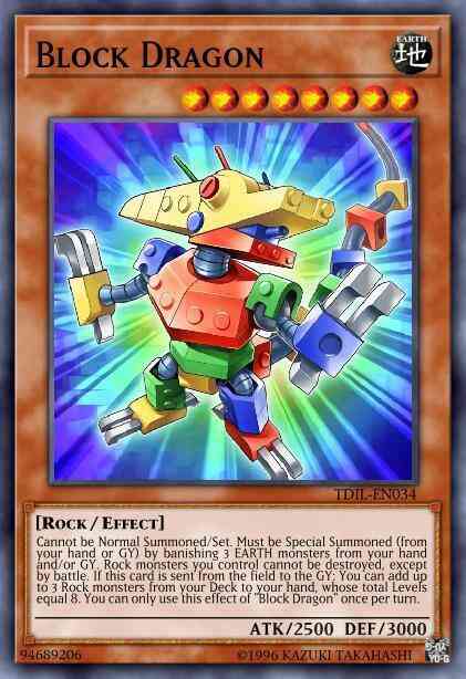 Yu-Gi-Oh! Block Dragon - TDIL-EN034 - Ultra Rare - 1st Edition