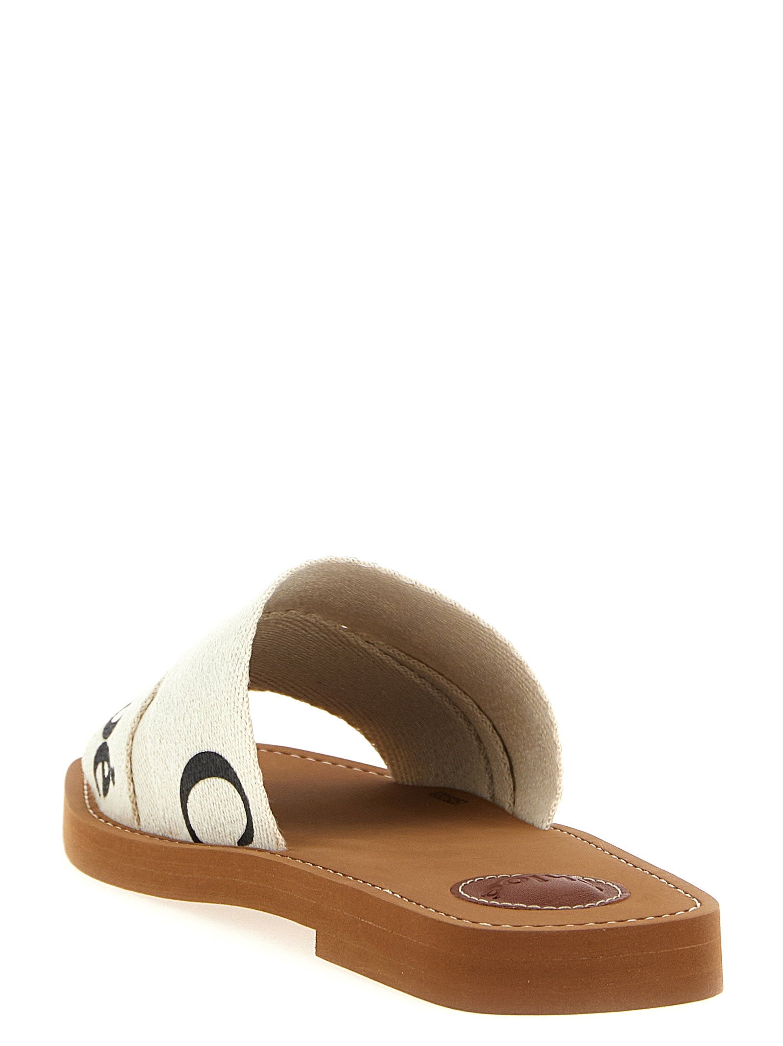 Chloé Woody Sandals – 100% linen - view 3