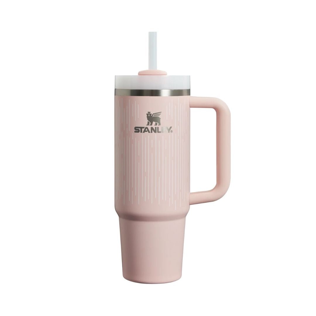 HYPE ELIXIR Stanley Clean Slate Quencher H2.0 FlowState™ Tumbler | 40 OZ Soft Rain Bloom