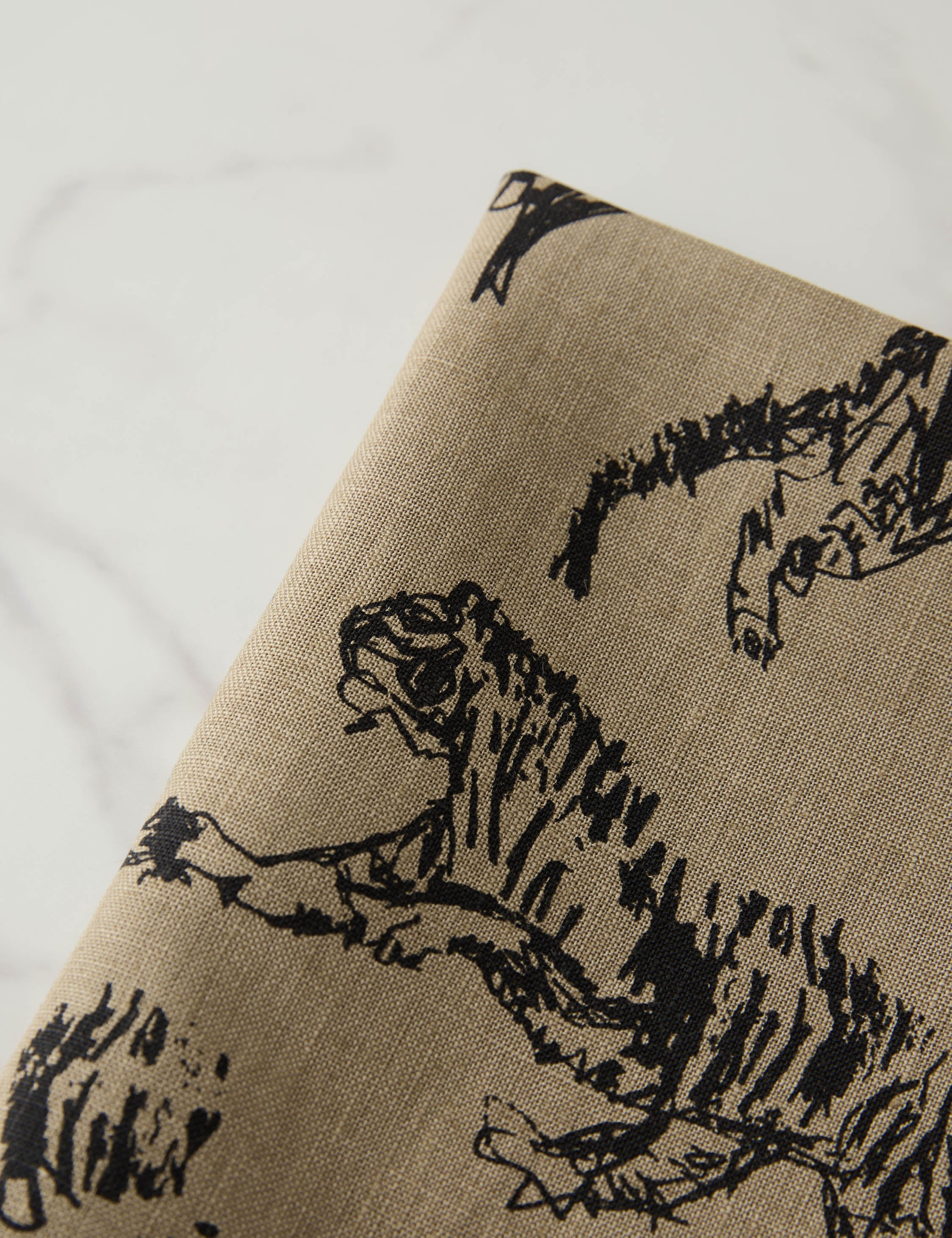 Lulu and Georgia Tiger Linen Napkins (Set of 4) by Sarah Sherman Samuel - view 8