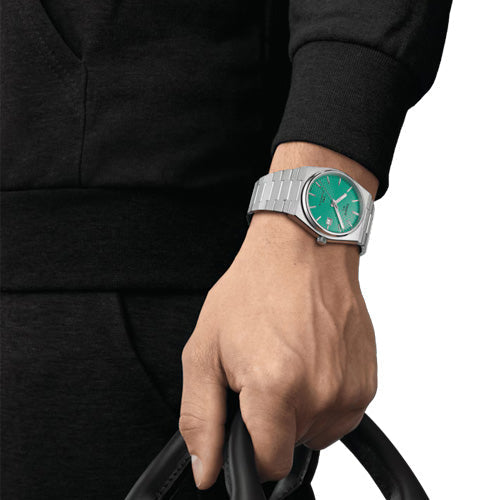 Tissot T-Classic PRX Light Green Dial Men 40mm T1374071109101 - view 3