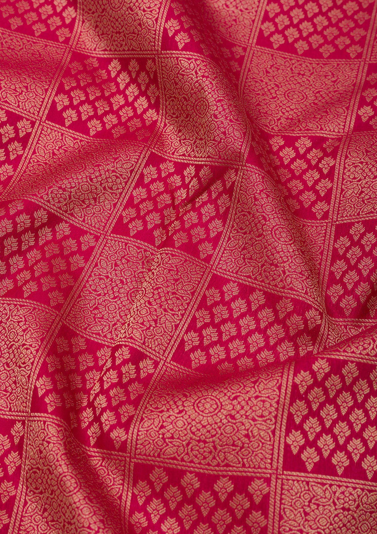 Koskii Rani Pink Zariwork Pure Silk Saree – Women's - view 2