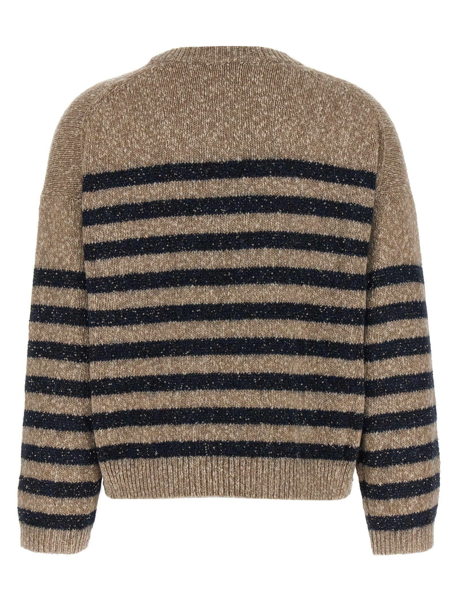 Brunello Cucinelli Dazzling Stripes Sweater – 55% wool 45% cachemire - view 2