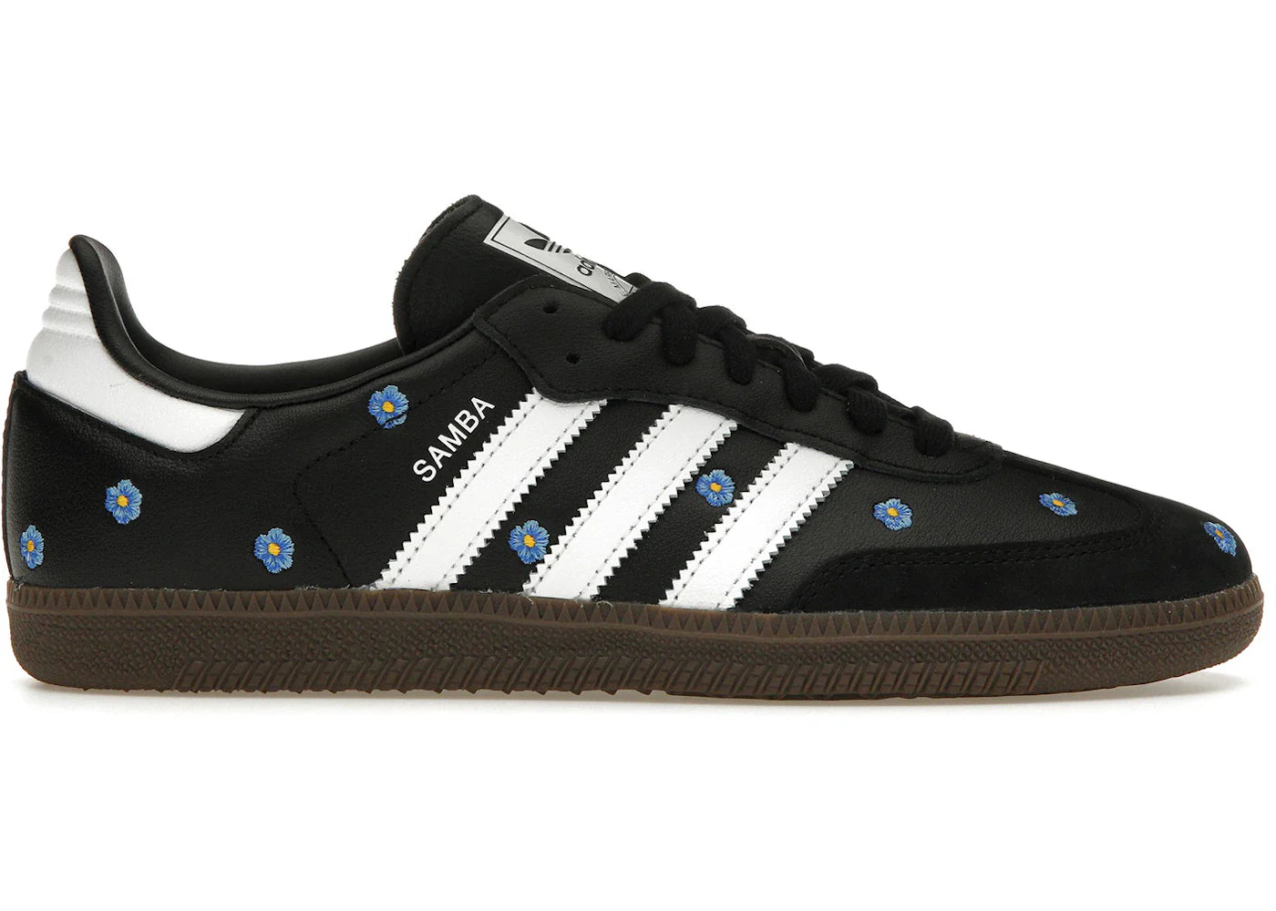 Adidas Samba Light Blue Floral Core Black (Women'S)