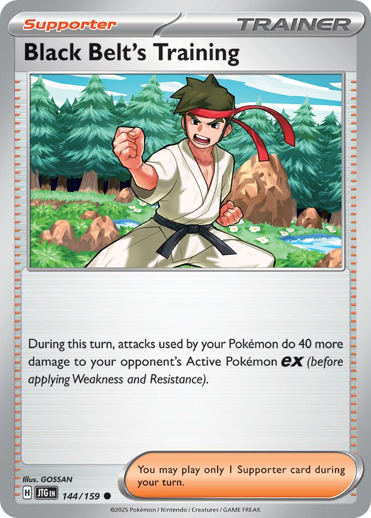 Common sv09-144 non-holo – Pokémon Black Belt's Training - 144/159 - Common [sv09-144] [Non-Holo]