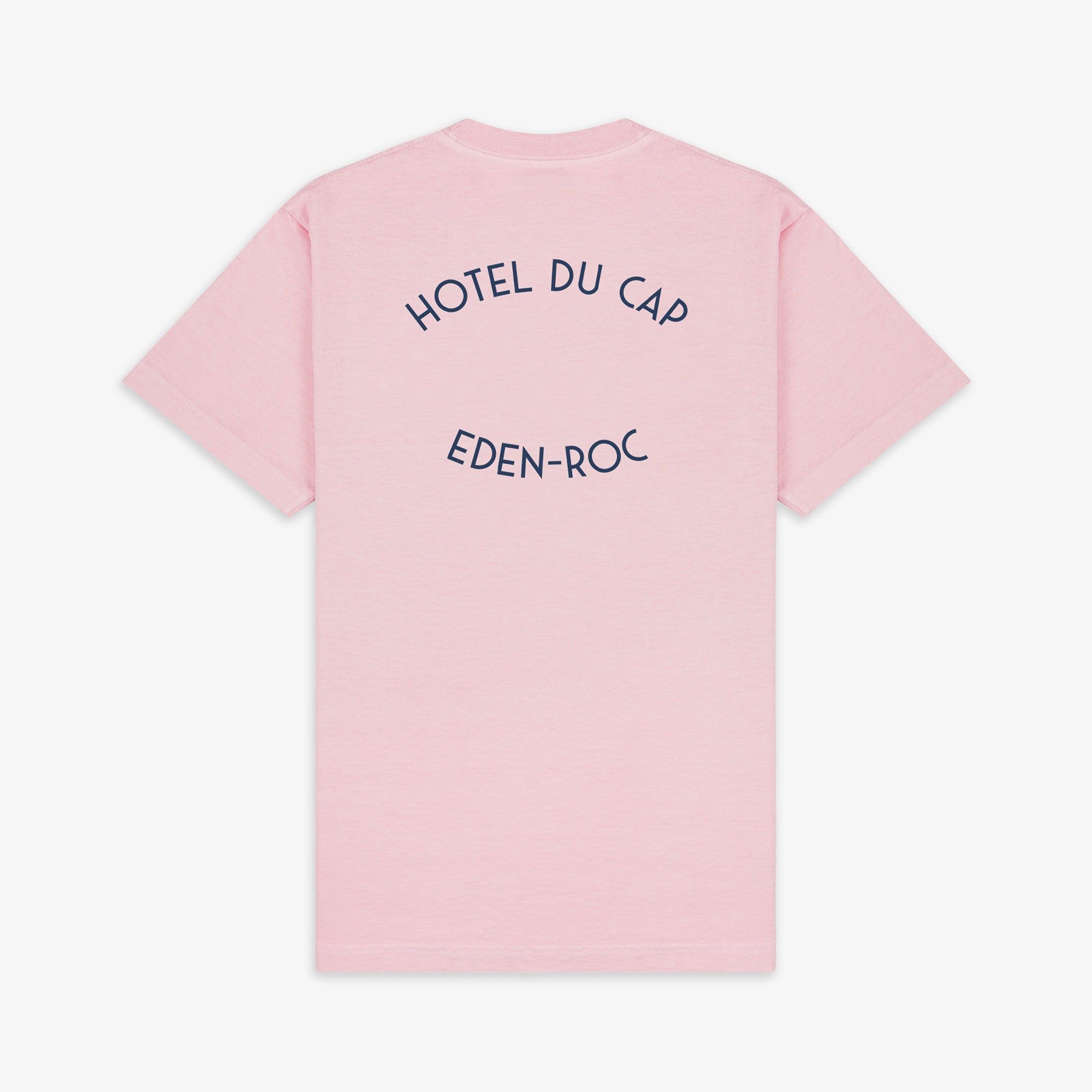 Sporty & Rich | Hotel Du Cap T-shirt { Eden Pink/navy - view 2