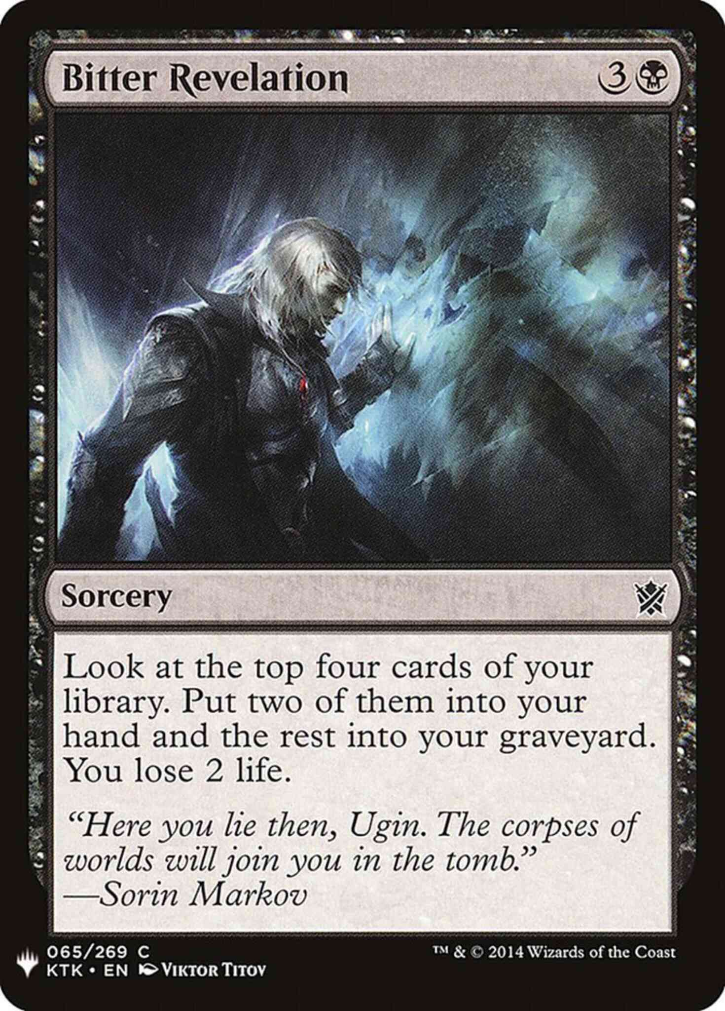 Bitter revelation ktk-65 – Magic Bitter Revelation [KTK-65] [The List] [Non-Foil]