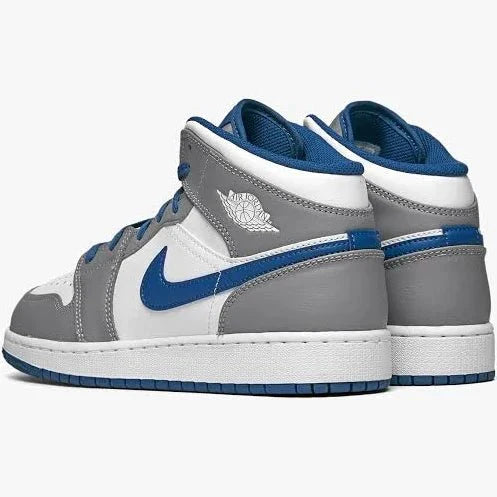 Air Jordan 1 Mid 'Cement True Blue' Sale - view 2