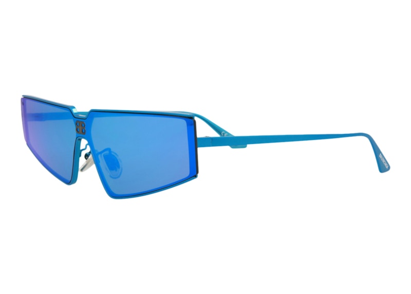 Balenciaga Square Sunglasses Light Blue/Blue