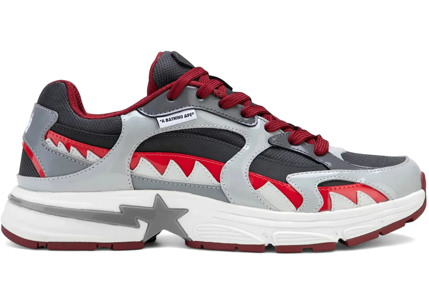 BAPE A Bathing Ape Shark Sta #3 Gray