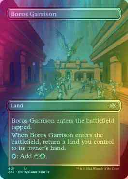 Boros garrison 401 – Magic Boros Garrison [401] [Borderless] [Double Masters 2022] [Foil]