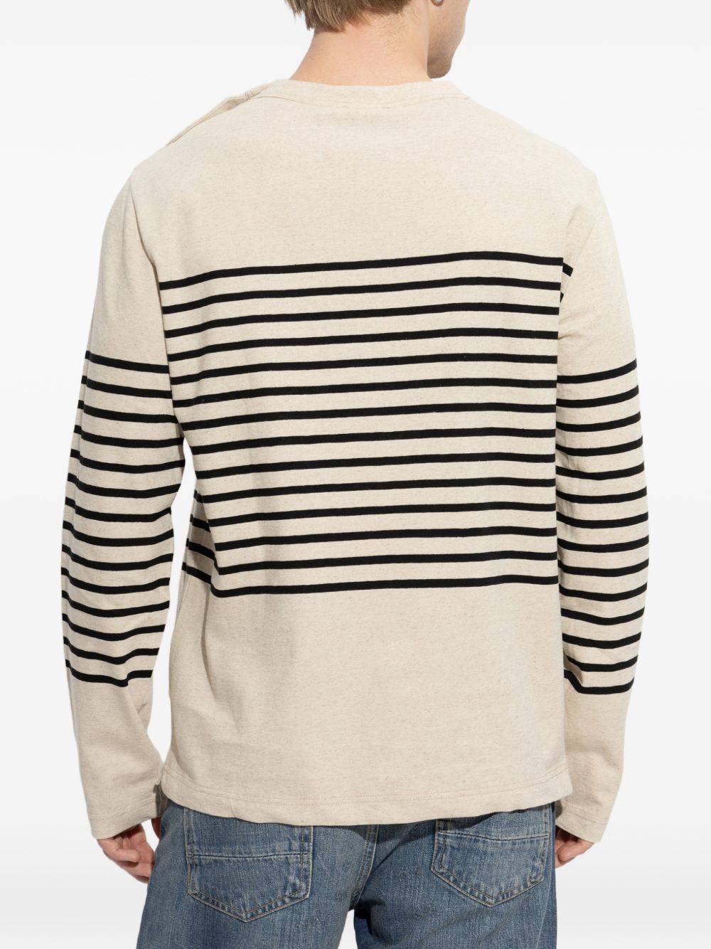 Emporio Armani Knit Sweater – 67% Cotton, 33% Linen - view 5
