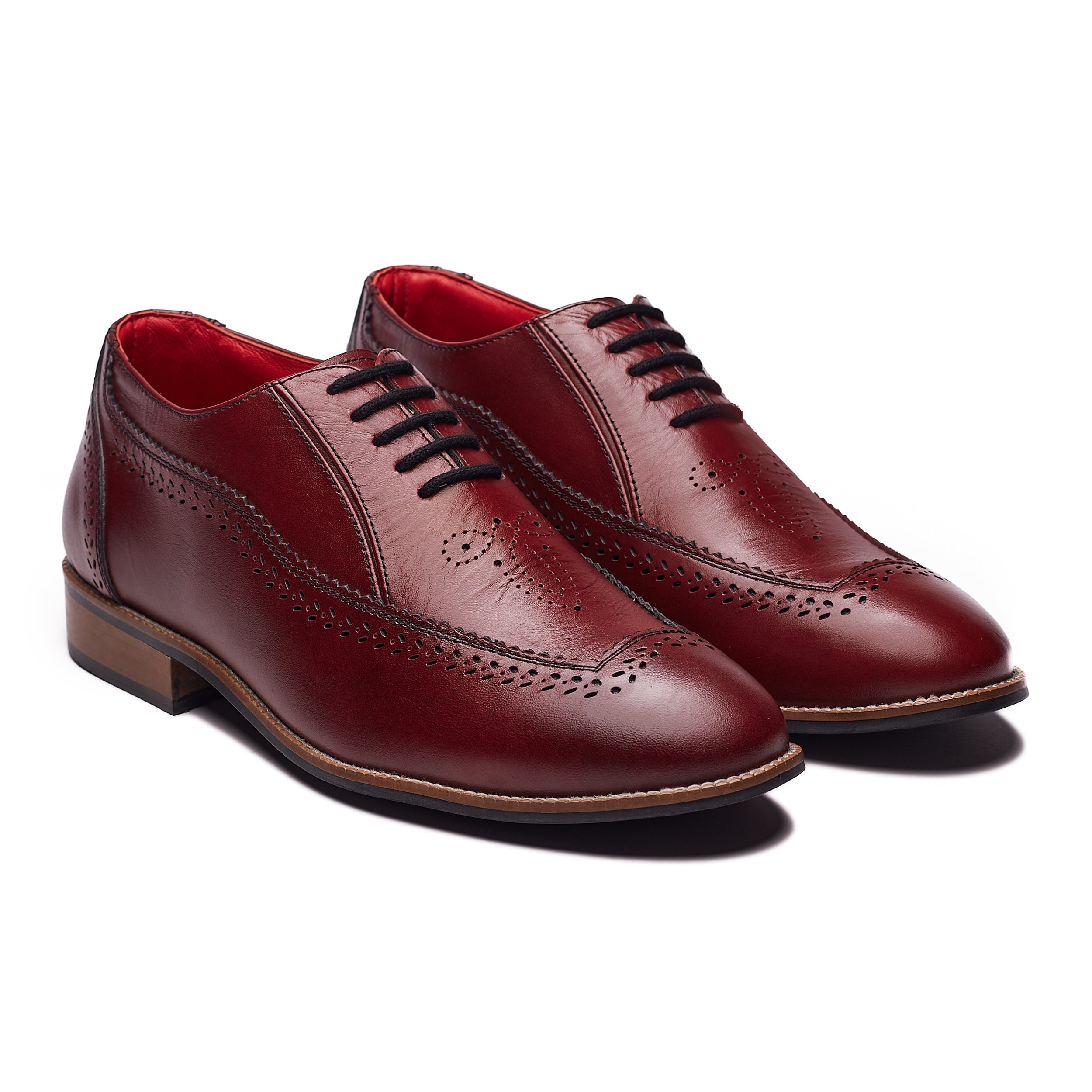 Banjaaran Studio Nawab Brogues Men – Oxblood
