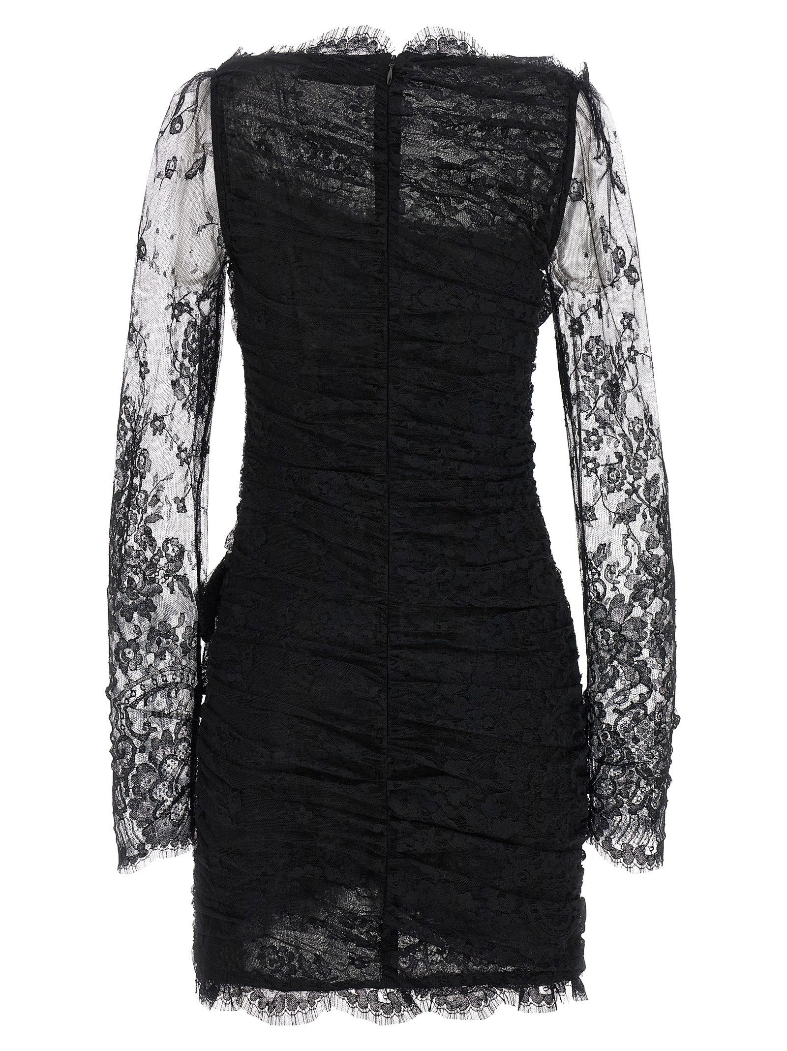 Alessandra Rich Draped Dress. – 55% gots 45% pa - view 2