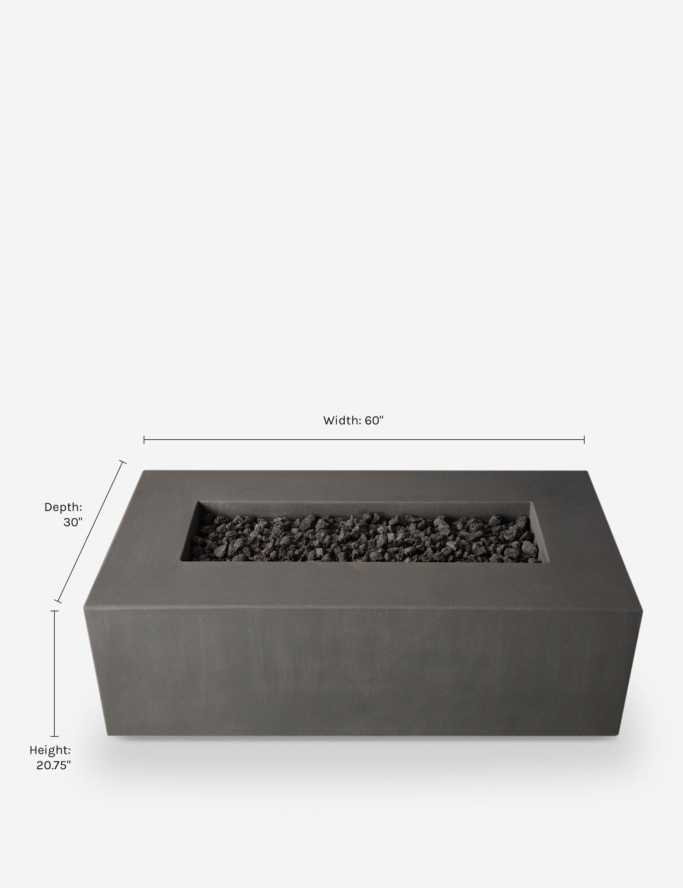 Lulu and Georgia Auberon Fire Table - view 60